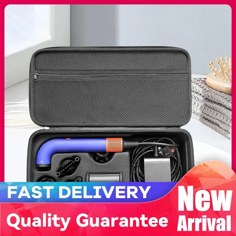 Scatola portaoggetti per asciugacapelli, organizer antiurto, borsa da viaggio per strumenti per capelli, custodia rigida per asciugacapelli Supersonic HD17 HD18