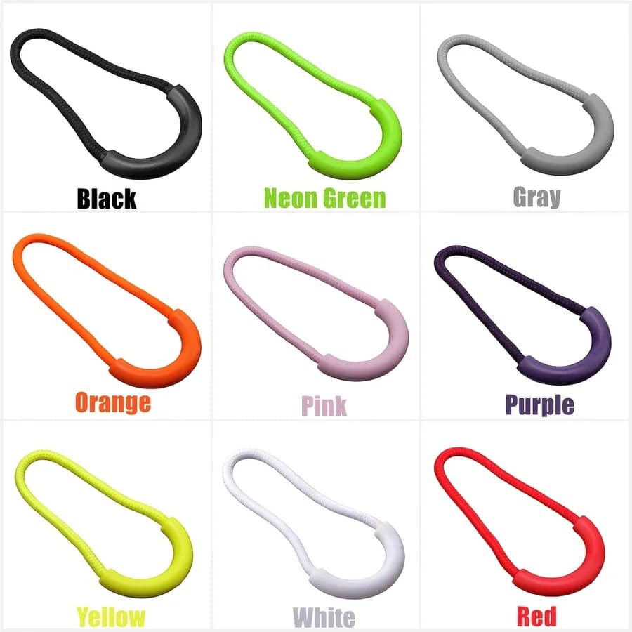 10 pezzi di ricambio assortiti per cerniere ColZipper - Cursore a forma di U resistente per zaini, giacche, valigie e altro ancora
