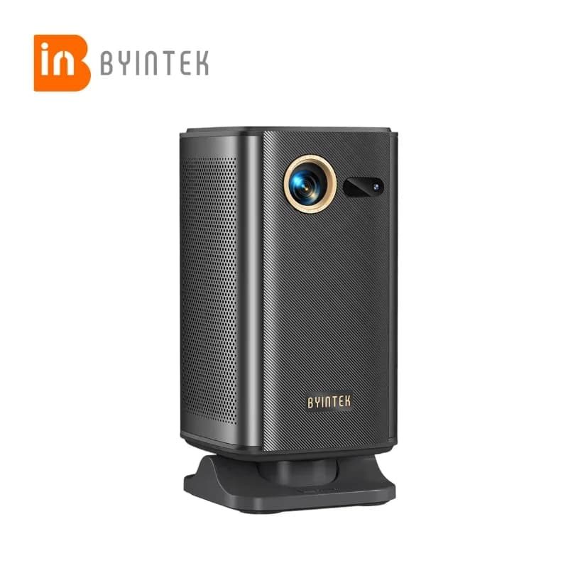 ZXY BYINTEK UFO P70X Mini Pocket 15 Degree Rotation Portable Projector 10000mAh Rechargeable Wireless Projector with Inbuilt Bat