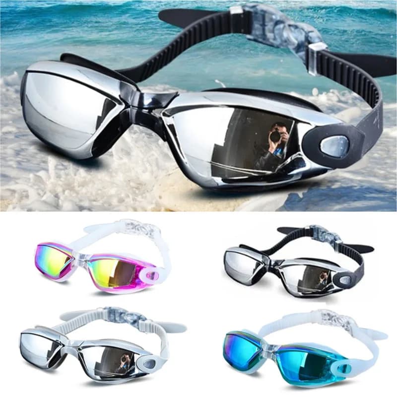 Unisex Swimwear Adjustable with UV Protection, Waterproof, Anti-fog, for Pool and Diving
