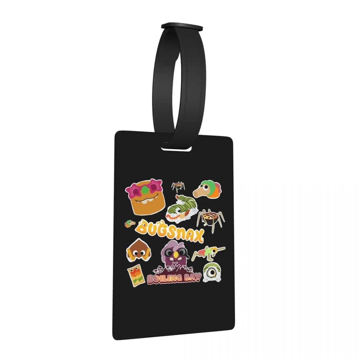 Etichette per Bagagli Bugsnax di Boiling Bay, Accessori per Valigie, Targhette per Bagagli da Viaggio, Porta Etichette con Spazio per Nome e Indirizzo
