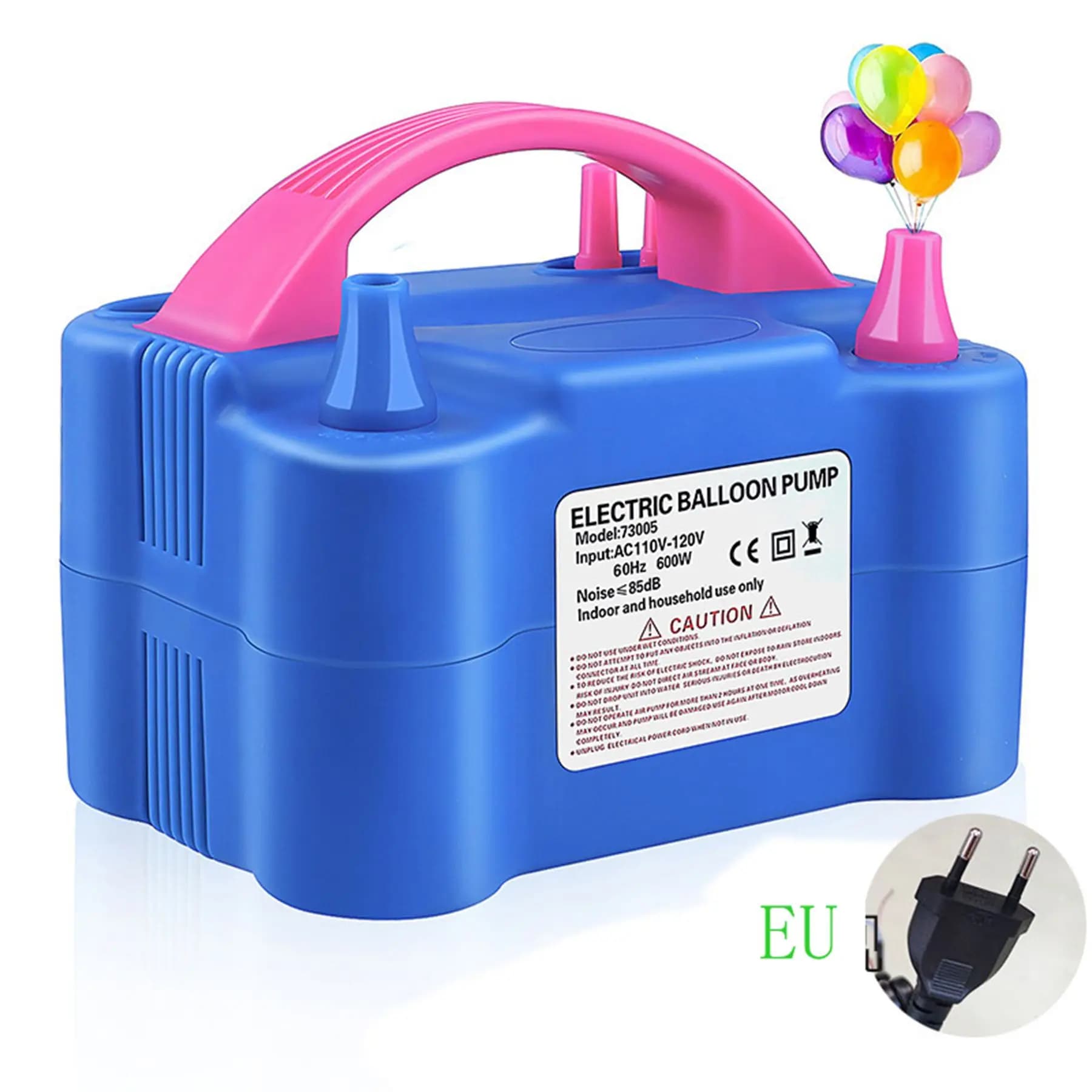 Soffiatore elettrico per palloncini, pompa elettrica con cuscino d'aria, accessori per palloncini per feste di compleanno, pompa d'aria elettrica e asciugacapelli