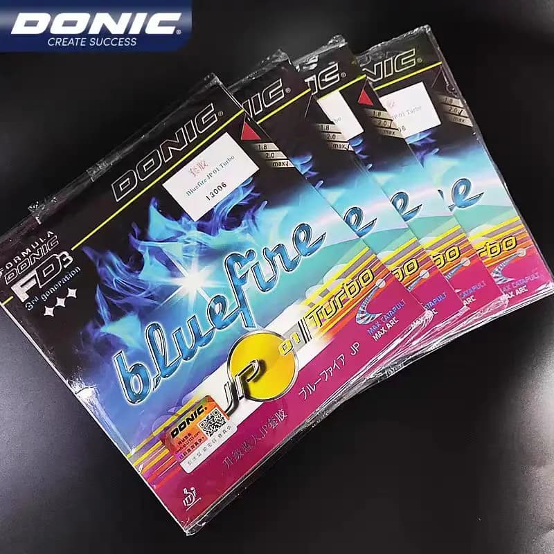 DONIC Bluefire JP01 ping pong pad rubber reinforced for ping pong rack, blue sponge from provincial team 13006
