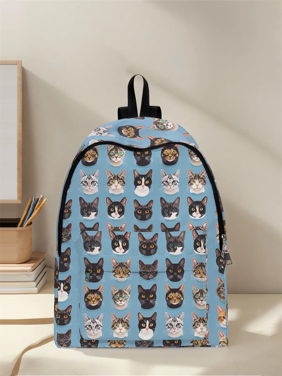 Zaino modello gatto, nuovo modello 2025, zaino da viaggio casual, zaino da viaggio casual leggero e semplice