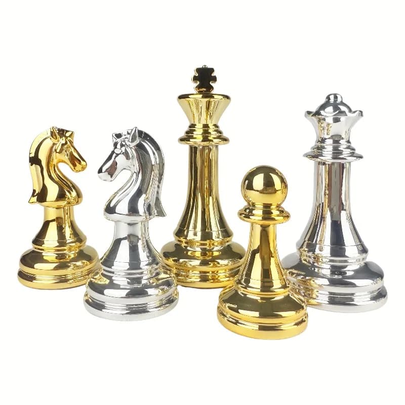 2025 Christmas Essential Luxury Handmade Wooden 3.5 Inch High Quality Chess Set for Children Indoor Use