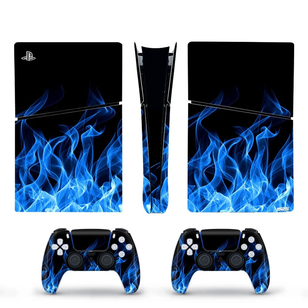 Decal Vinyl Skin Sticker For PS5 Slim Digital Console 2PCS Controller Protective Cover For PS5 Slim Gamepad Joystick Accessories
