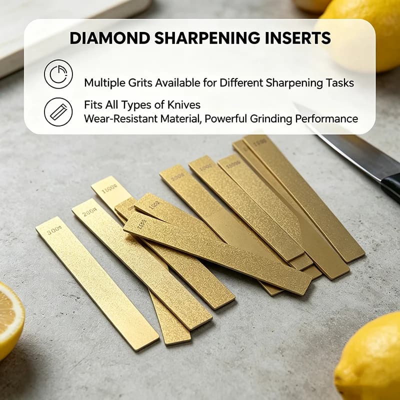 Diamond Stone No Base Used Knife Sharpener Diamond Whetstone Grinding Sharpening Bars Household Kitchen Tool