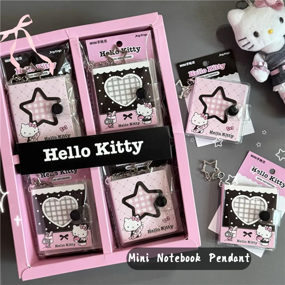 Autentico Mini Taccuino Hello Kitty, Agenda Portatile Sanrio, Diario, Quaderno per Scrapbook, Articoli di Cancelleria, Regali e Giocattoli