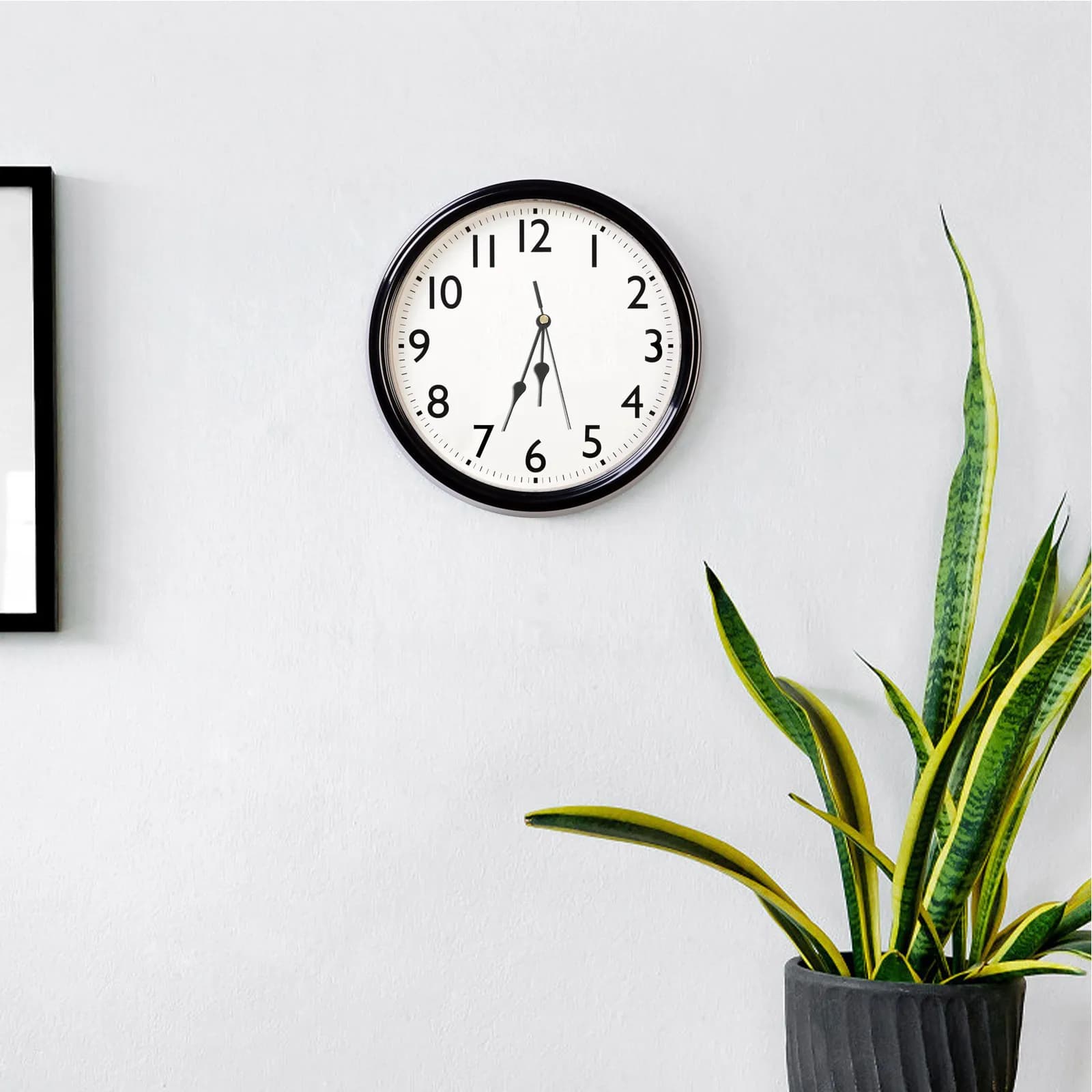 4 Set of 3D Wall Clock Mechanisms with Numbers, Simple Style Fai-da-Te Repair Kit, High Precision Spare Parts