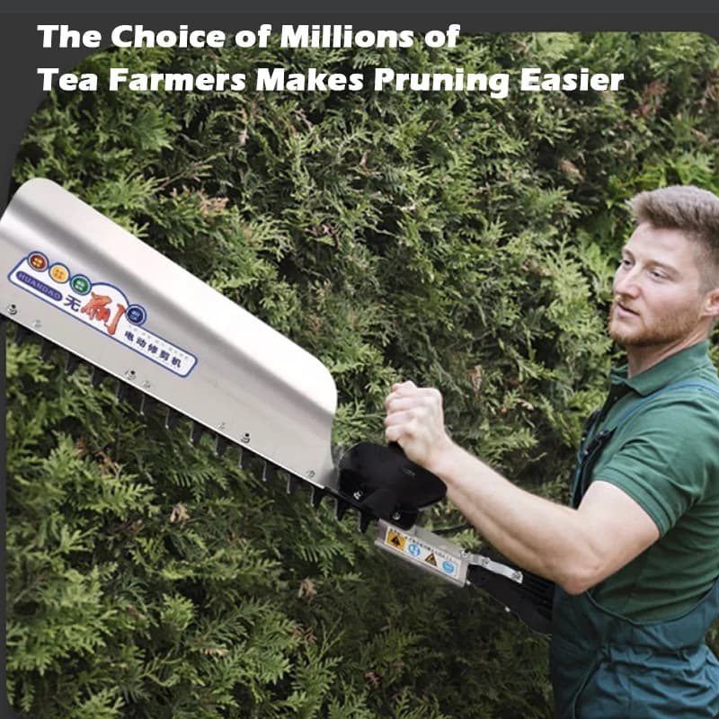 2 IN 1 Electric Hedge Trimmer Cordless Portable High Power Household Lawn Mower Rechargeable Pruner Weeding Garden Tools