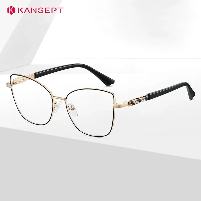 KANSEPT Glasses Light Blue Glases for Women Eyeglasses Men Reading Glass Sunglasses Man Women`s Eyeglass Frame Eyewear Lenses