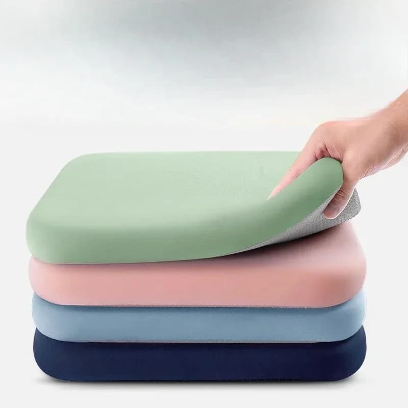 4 cm thick foam seat cushion - Ultra soft office chair cushion | Car seat cushion for lumbar support and pain relief with long seat