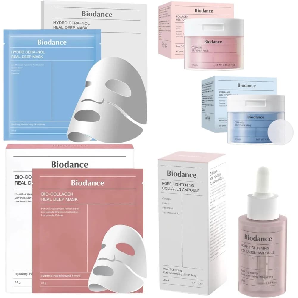 Biodance Collagen Rassodante and Lifting Face Skin Mask Korea Original Skin Care Hydrating Fiala Lenitive Essence Patch toner for Skin