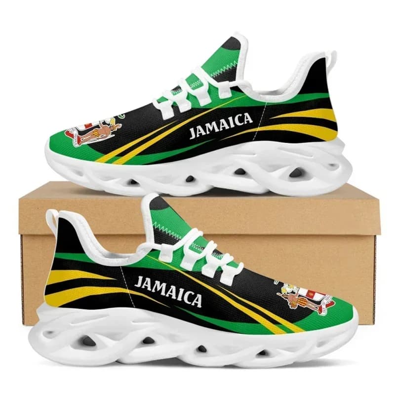 Scarpe con Stampa Bandiera Giamaicana, Sneakers da Uomo 2022, Scarpe da Corsa Traspiranti, Calzature Maschili alla Moda, Scarpe Casual per Uomo