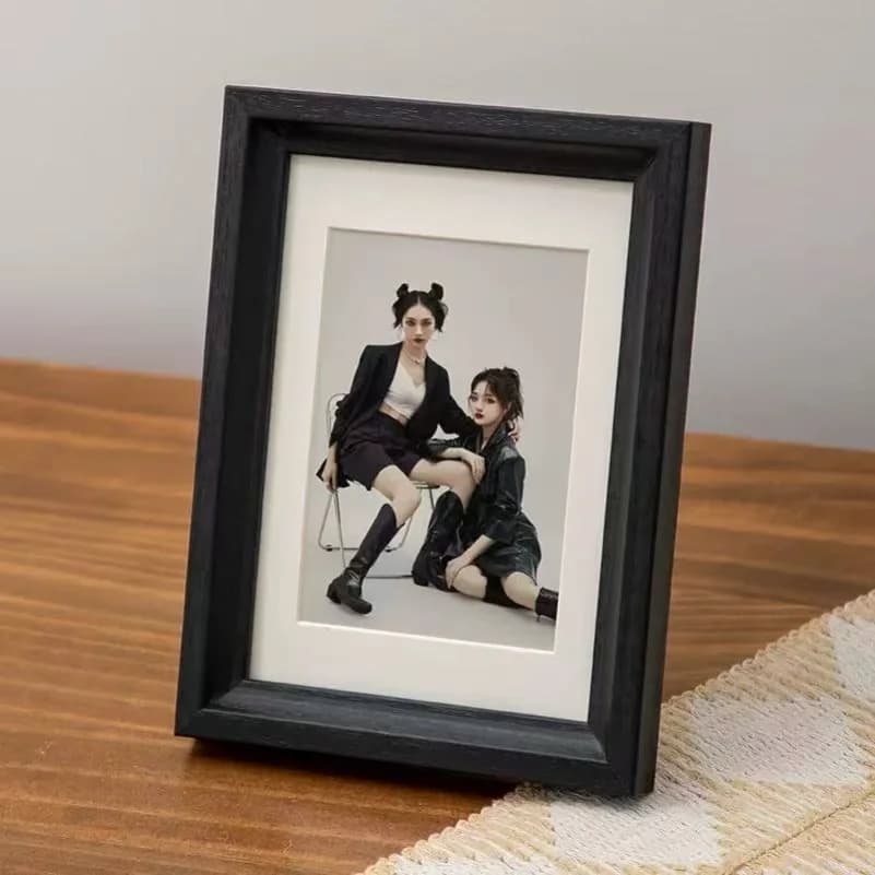 Modern Minimalist Wooden Photo Frame Stand 67 8 10 A4 Desktop Decoration Picture Frame DIY Photo Home Decor Rectangle Shape