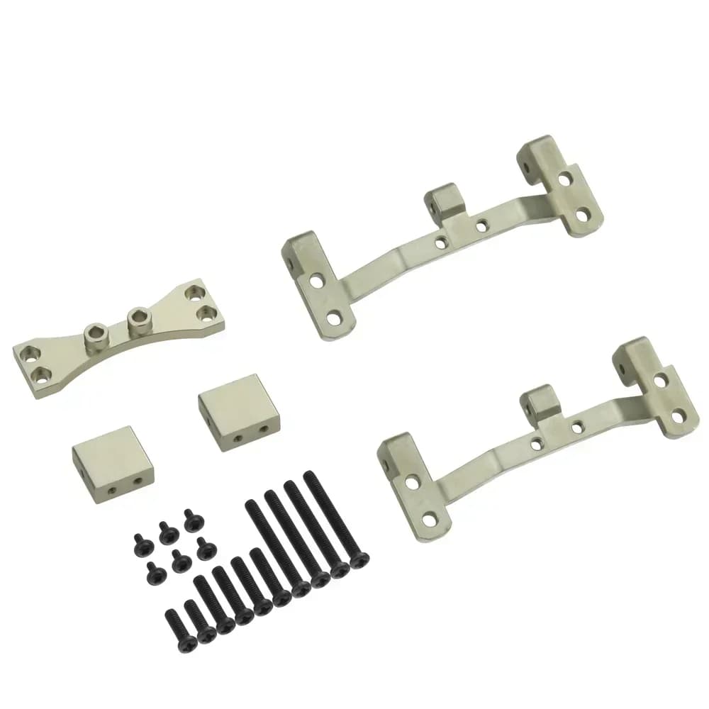 for MN D90 D91 D96 MN99S 1/12 RC Car Upgrade Parts Metal Pull Rod Base Seat & Axle Up Servo Bracket Mount Accessories