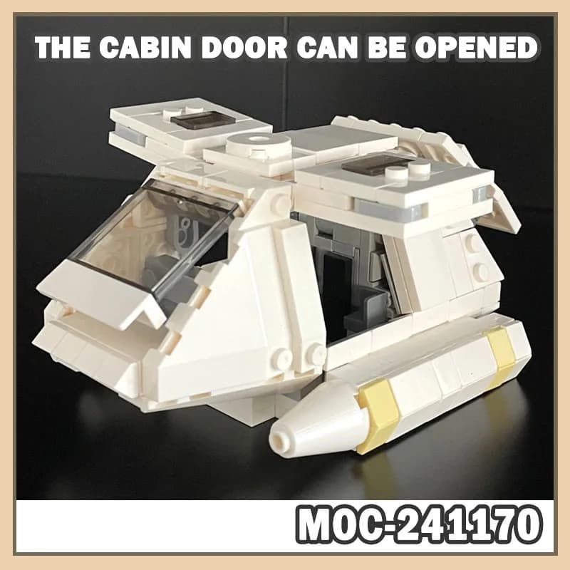 MOC-241170 Creativo Starfighter Accessori Building Blocks Espansione Volano Mattone Giocattolo Regalo 261PCS Space FighterShuttlecraft