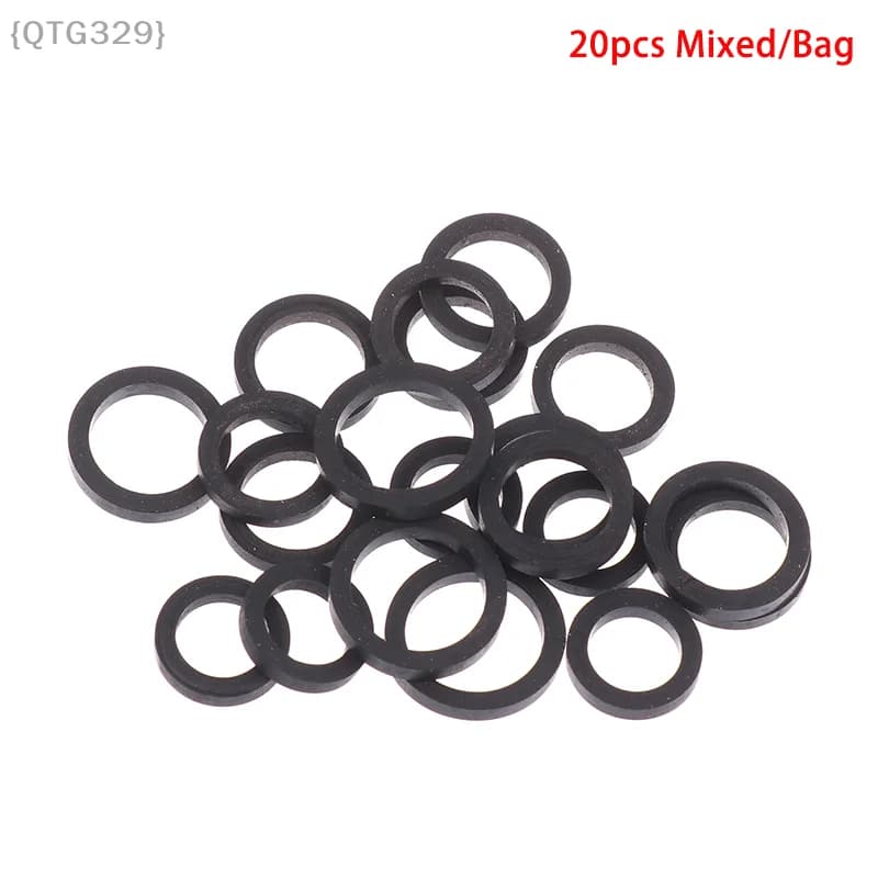 20 Pcs 9mm-13mm Rubber Rings – Mixed Idle Wheel Belt Loop Pulley For Tape Recorder, Cassette Deck & Audio-Stereo Player