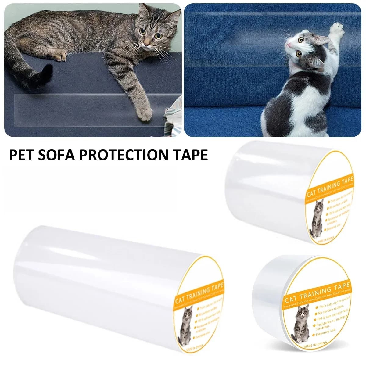 Protezioni Adesive Anti-graffio per Divano e Mobili, Coperture Protettive per Animali Domestici