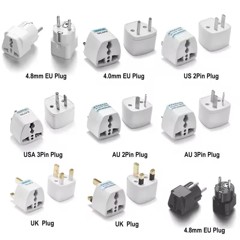 Universal Japan CN US Plug Adapter International AU UK EU To US American Travel Electrical Plug Converter Power Adapter Socket