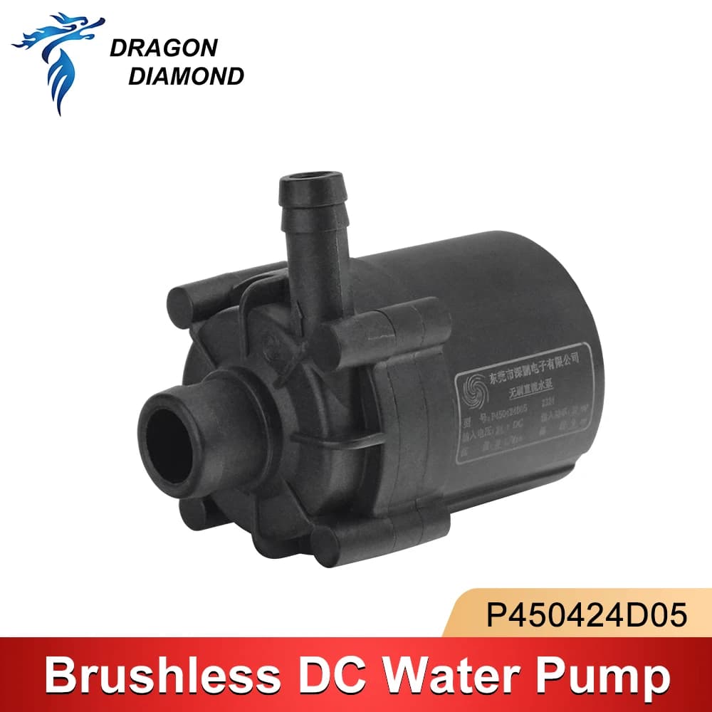 DC Water Pump without Brushless DC24V Motor Brushless 30W Flow 10L/Min 8m Small Water Pump P450424D05 For Laser Chiller Incision Pump