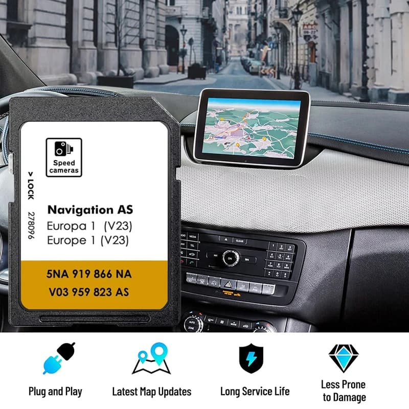 Update Europa Map for VW Golf Jetta Passat Car 5NA919866NA GPS SD Card V23 Discover Media Navigation 2026