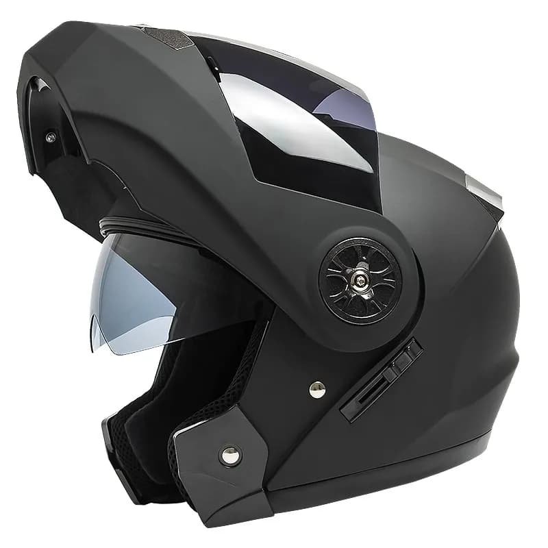 Casco moto AD Batteria Four Seasons Scovered Full Face Bluetooth Moto Casco Go Kart Scooter Motor Van Moto