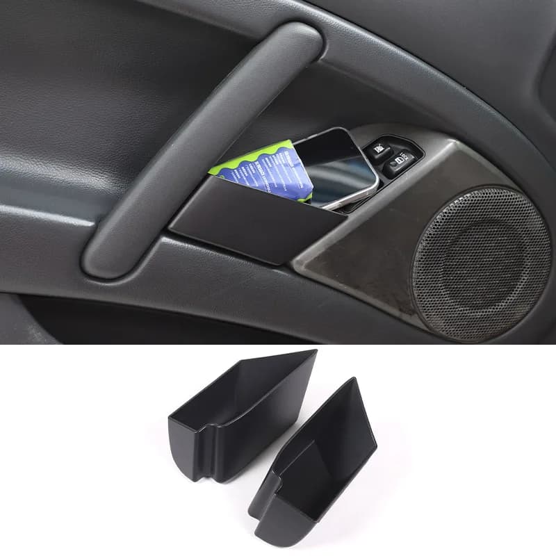 Per Mitsubishi Eclipse 2006-2011 ABS Nero Porta Auto Scatola di Immagazzinaggio Porta Bracciolo Maniglia Contenitore supporto vassoio Accessori Auto
