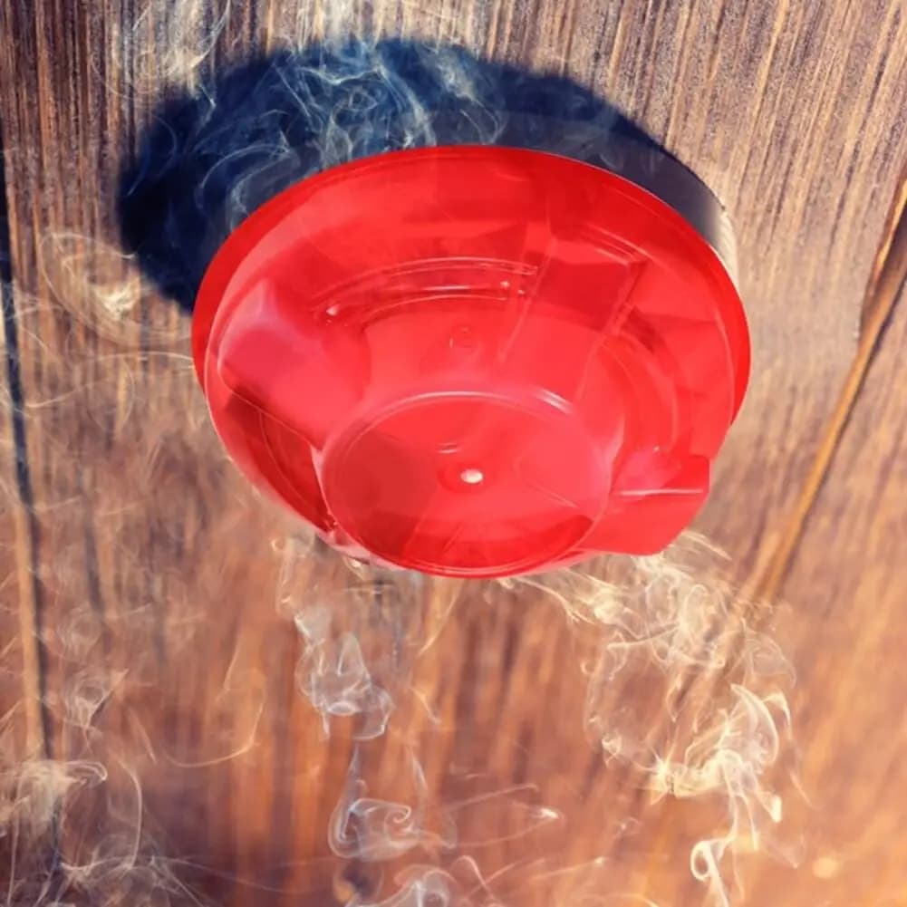 Plastic For Smoke Detector Dust Guards Set of 4 for Fire Alarm Sensors Compatible with Most Office Building Safety Equipment