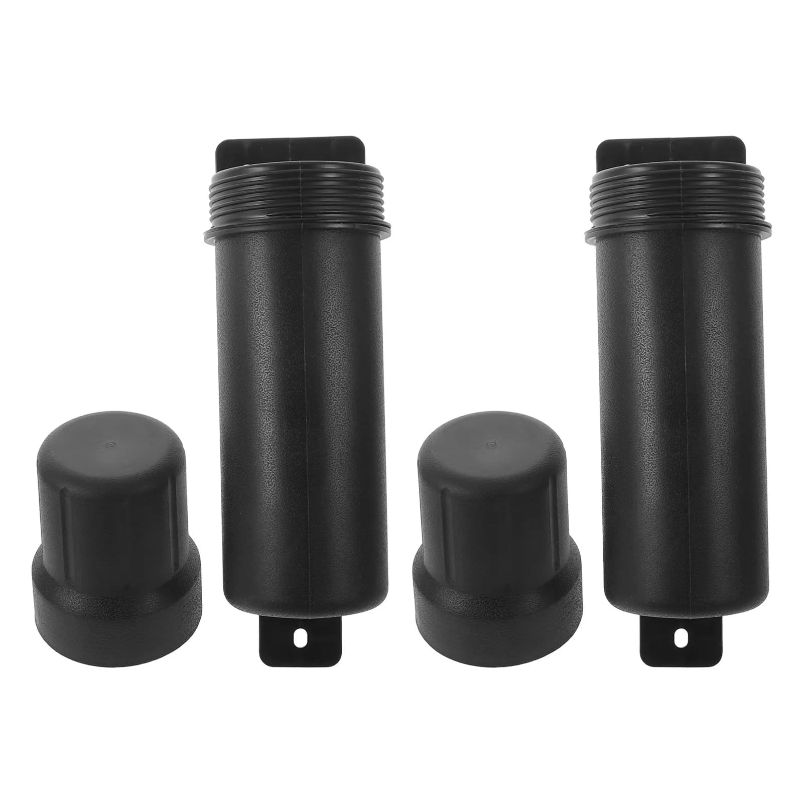 2Pcs Motorcycle Document Tube Waterproof Dustproof Tool Holder for Registration Papers Gloves Rain Gear Off Road Motorcycle