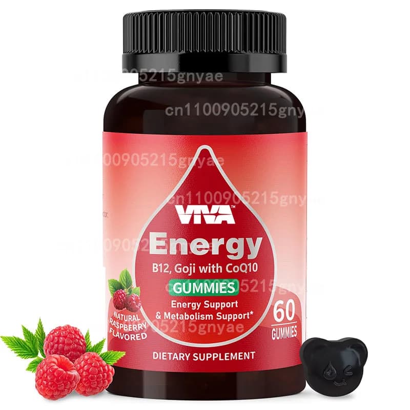 Natural Energy Supplements - Vegetarian Vitamin B12 Gommose - Delicious Metil B12 Gommose