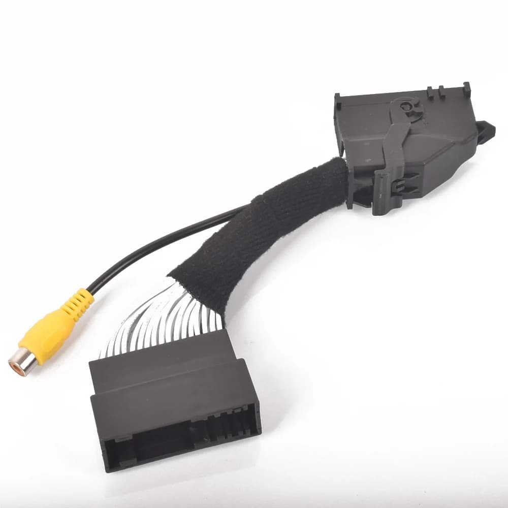 Sistema di navigazione per auto Cavi adattatori per telecamera retromarcia per Ford Mustang EcoSport SYNC 1 2 3 RCA per Lincoln