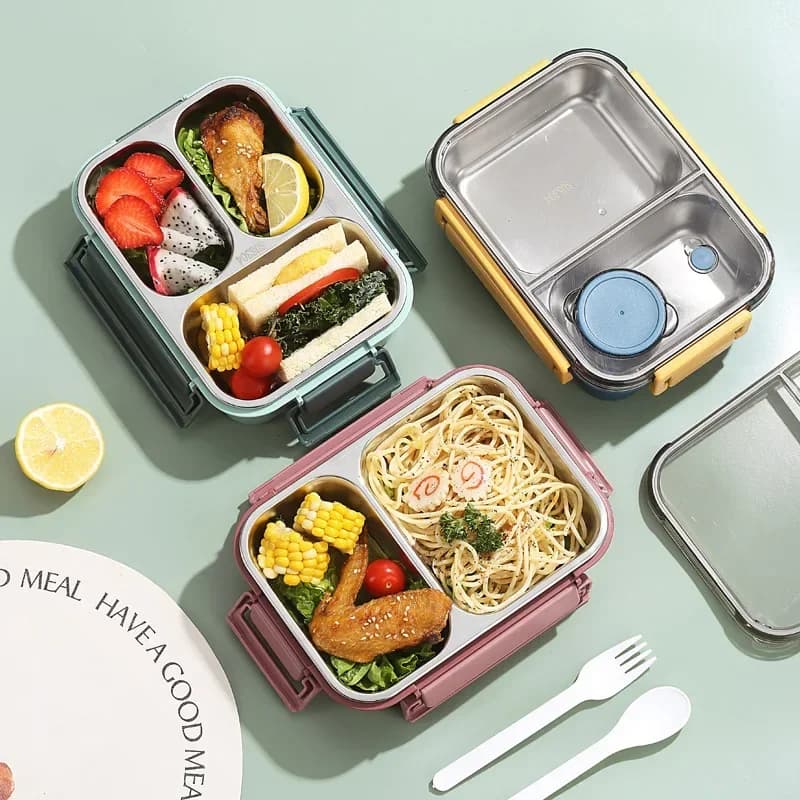 Contenitore Termico Portatile da 850ml per Pranzo, per Bambini e Adulti, Scaldavivande in Acciaio Inossidabile, Contenitore Isolato per Alimenti