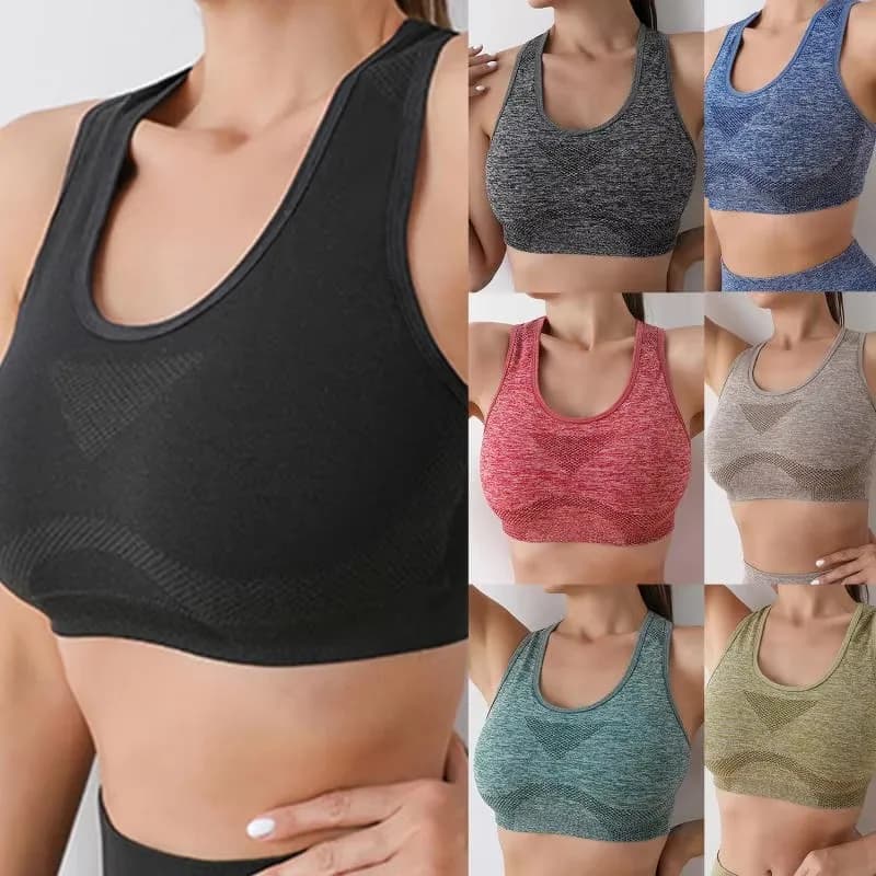Reggiseno sportivo da donna Top Push Up Fitness Reggiseno da yoga Intimo Top sportivi per donna Gilet da corsa traspirante Abbigliamento da palestra
