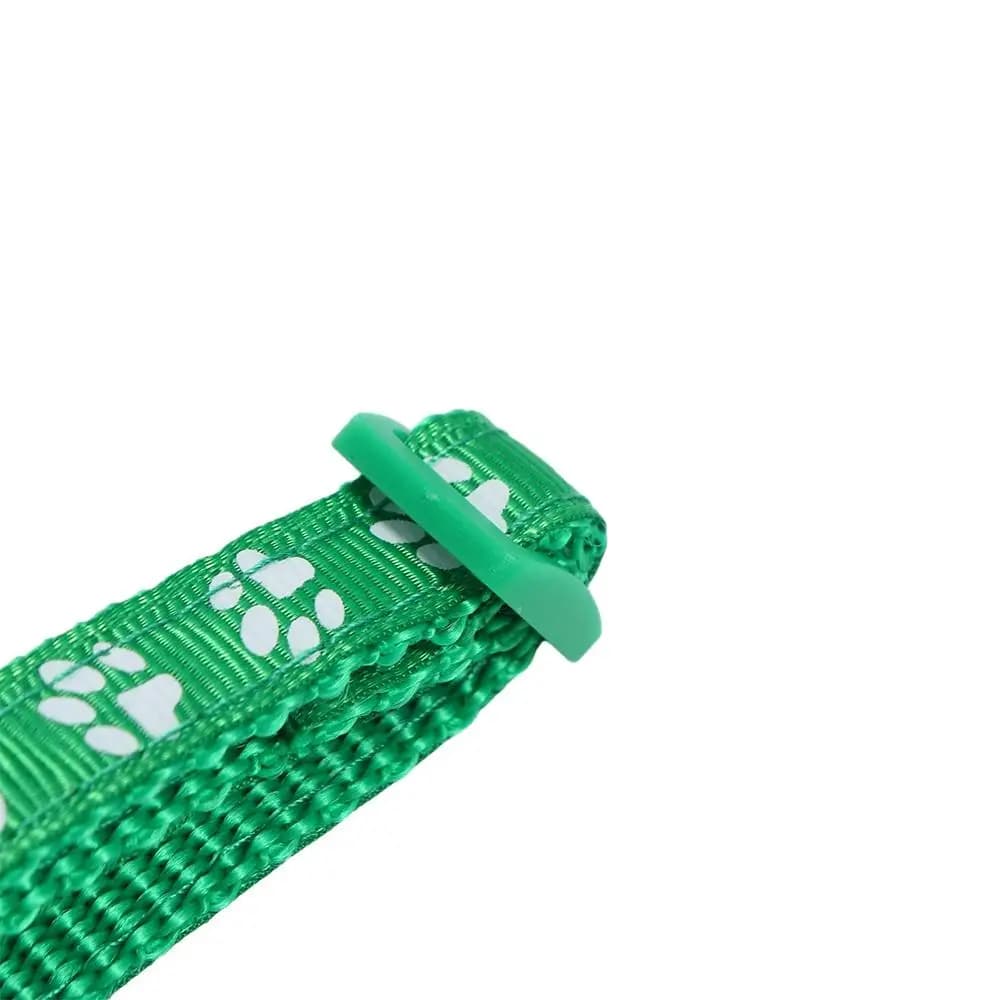 Collare per Gatti con Simpatica Impronta di Zampa, Facile da Indossare con Campanello, Accessori per Toelettatura e Collana per Gatti