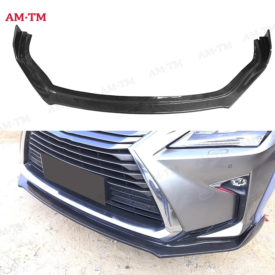 Spoiler Anteriore in Fibra di Carbonio per Lexus RX300 RX450H 2016-2020, Protezione Paraurti in FRP, Decorazione Auto