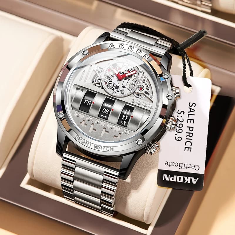 Orologi da uomo digitali Elettronica Orologi al quarzo di lusso per uomo Calendario Orologio da uomo impermeabile luminoso Orologio da uomo in acciaio inossidabile reloj hom