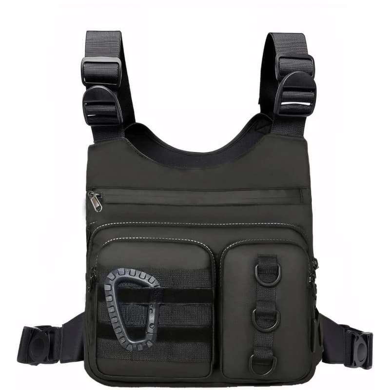 Shoulder bag - light and high capacity vest, suitable for daily transport (cell phone, tablet, wallet)