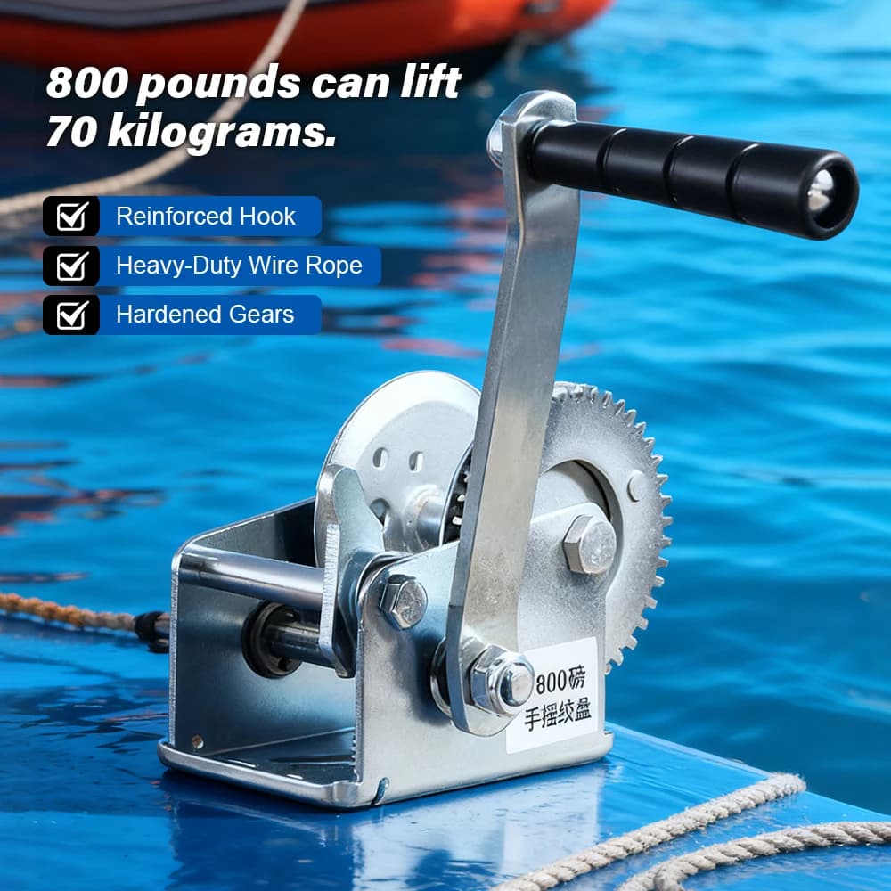 Mini Argan Handbook Home 800 pounds, Argan Durable Multipurpose, Small Argan for Lifting and Traction