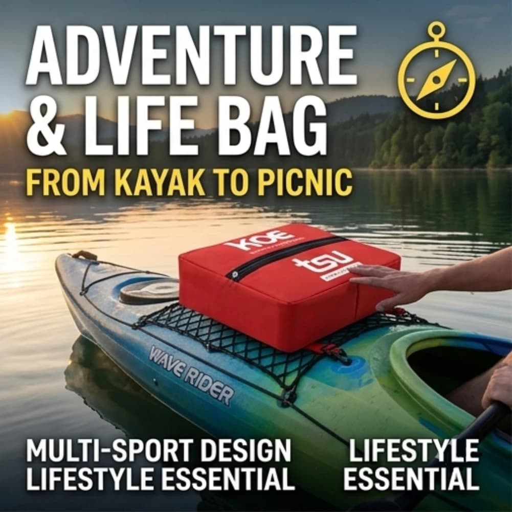 Borsa Termica Isolante per SUP, Impermeabile, con Tasca a Rete per Paddle Board, Kayak, Canoa, Sport Acquatici all'Aperto
