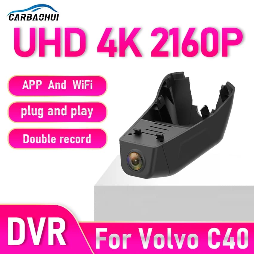 Nuovo! Dashcam Plug and Play per Auto, Registratore Video con WIFI per Volvo C40 EC40 2022-2026