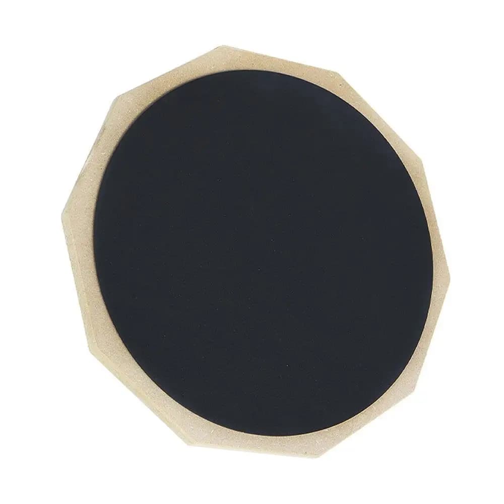 Tampone per esercitazioni per batteria da 12 pollici Tampone per batteria per pratica silenzioso ammortizzante per rimbalzo Supporto per rullante professionale antiscivolo Tampone per batteria muto