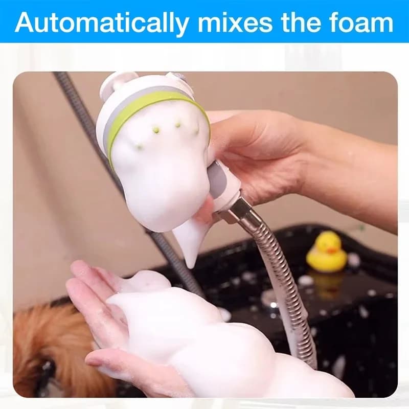 Pet Grooming Cleaning Products Bath Massage Cat and Dog Bath Spa Bubble Machine Automatic Shampoo Mixing Dilution
