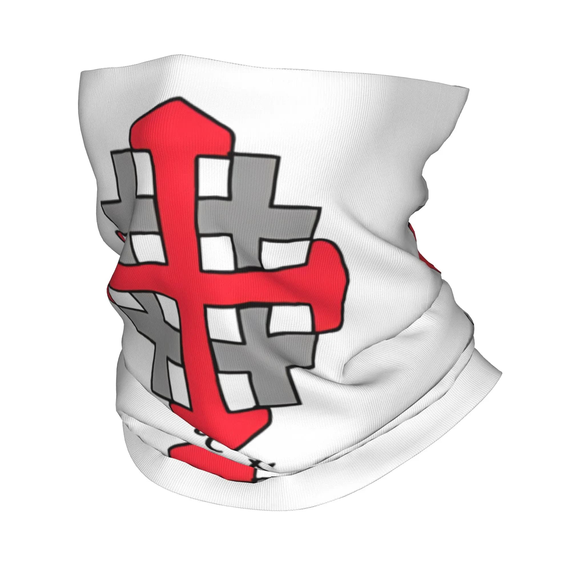 Bandana Multifunzionale Live the Fourth Retreat Jerusalem Cross, Scaldacollo, Maschera, Sciarpa, Maschera Viso per Corsa, Antivento per Adulti