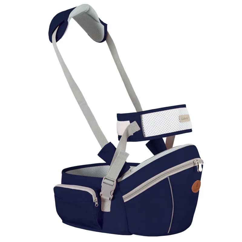 Marsupio Ergonomico Portatile per Neonati e Bambini, con Seduta Ergonomica, Marsupio Frontale Tipo Canguro, Accessori da Viaggio