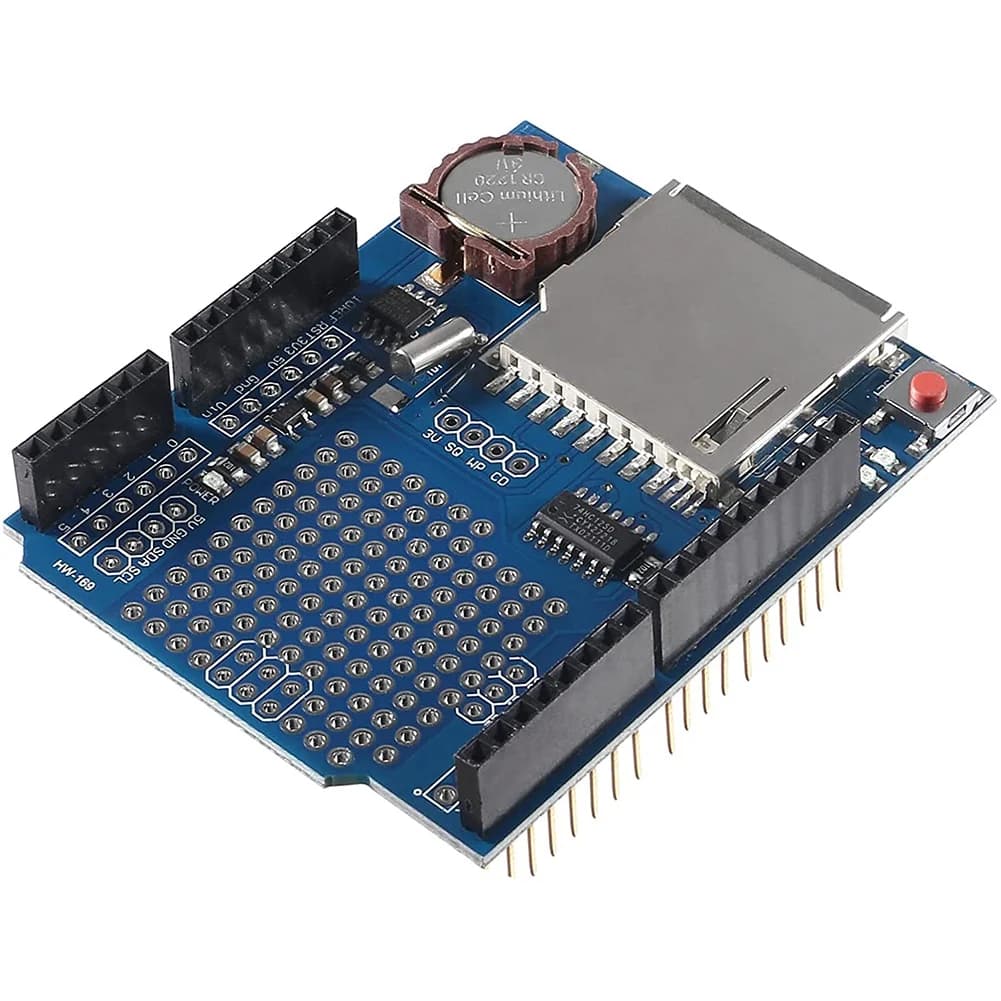 N91R-3PCS Data Logger Module Logging Shield Data Recorder DS1307 Shield For Arduino UNO With SD Card