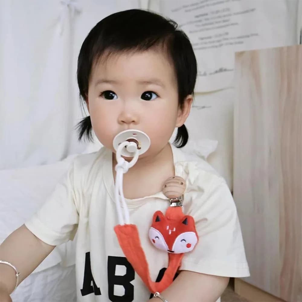 Cartoon Baby Panno Ciuccio Catena Animali Bambola Anti-perso Porta succhietto Massaggiagengive Giocattoli Cinghie Passeggino Corda appesa