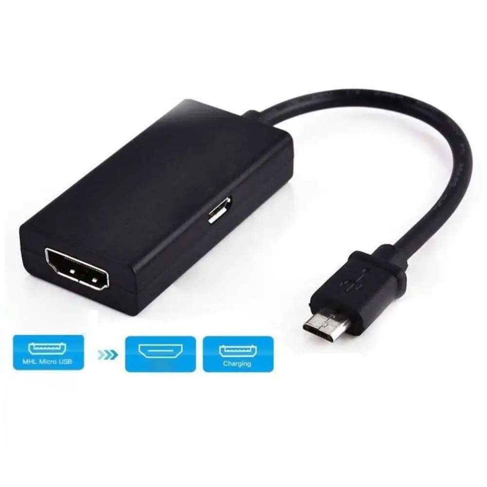 Cavo adattatore Micro USB a HDMI Micro Usb 2.0 Mhl Naar Hdmi-Compatibele Kabel Hd 1080P Per Android Per Samsung HTC Lg Android C