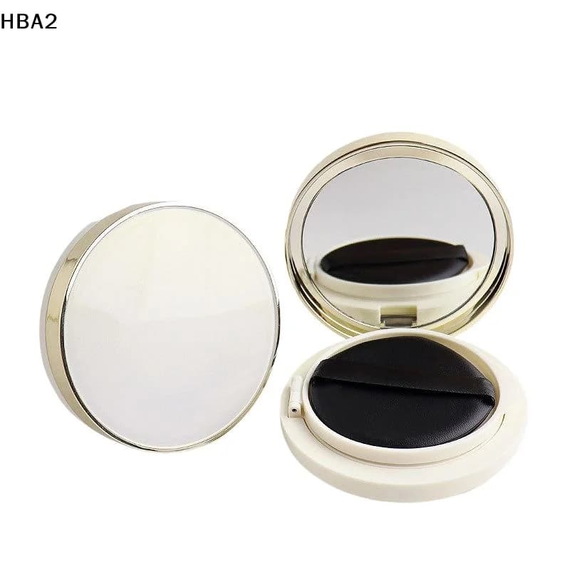 【H】Portable Empty Air Cushion Puff Box With Powder Sponge Mirror Portable Cosmetic Makeup Case Container For BB Cream Foundation