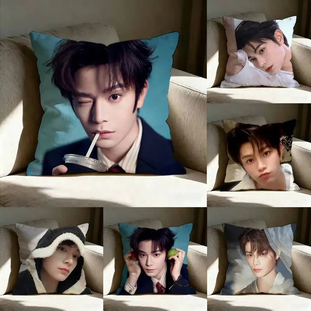 Ding Yuxi Mu Sheng Pillow Case Living Room Sofa Cushion Cover Suitable For Home Bedroom Room Decoration